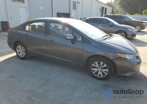 2012 Honda Civic Lx из США, поврежденный, VIN 19XFB2F5XCE380494